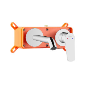 INVENA - Umyvadlová podomítková baterie Alonia Trend, chromBP-70-U01-V