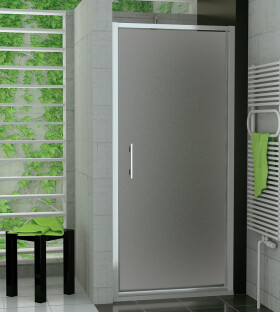 SanSwiss TOPP 0750 01 22 Jednokřídlé dveře 75 cm, matný elox/durlux