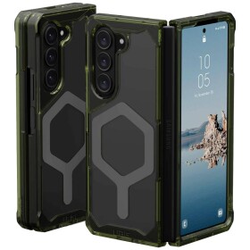 Urban Armor Gear Plyo Pro Case zadní kryt na mobil Samsung Galaxy Z Fold5 olivově zelená, Space Grau Kompatibilní s MagSafe, odolné vůči nárazům