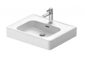 DURAVIT - Soleil by Starck Umyvadlo nábytkové 60x48 cm, s přepadem, otvor pro baterii, WonderGliss, bílá 23776000001