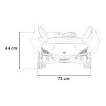 Mamido Dětské elektrické autíčko Lamborghini Revuelto XL 24V 4x200W černé