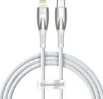Baseus CADH000002 Kabel USB-C (M) - Lightning (M) 1 m bílá / 20W (CADH000002)
