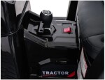 Mamido Dětský elektrický traktor MEGA D68 24V s přívěsem žlutý