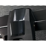 Kancelářská židle, potah bordó látka a černá síťovina MESH, houpací mech.