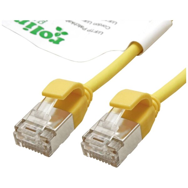 Roline green 21.44.3325 RJ45 síťové kabely, propojovací kabely CAT 6A U/FTP 2.00 m žlutá nestíněný, bez halogenů, samozhášecí 1 ks