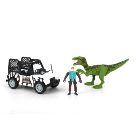 Dinosauří set s autem