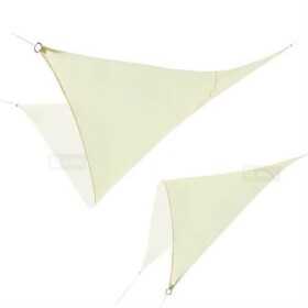 Malatec Stínící plachta trojúhelník 5x5x5m 2266 béžová 200g/m