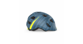 Dětská cyklistická helma MET Hooray modrá zebra