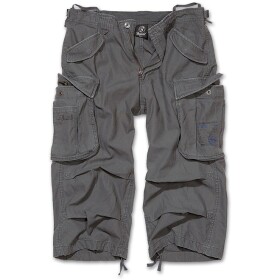 Brandit Kalhoty Industry Vintage 3/4 antracitové 3XL