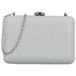 Módní dámské psaníčko Michelle Moon Atreya, stříbrné