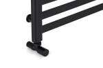 CERANO - Koupelnový radiátor Marco - boční připojení - 816W - černá matná - 1125x550 mm LIV-WP-10-55