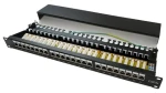 XtendLan / Patch panel / 19" / 24 portů / stíněný / Cat5e (XL-PP19-24C5ESD-LED)