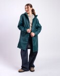 Herschel Supply Long Classic Rain Jacket Women's Dark Sea XS