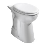 SAPHO - HANDICAP WC mísa kombi, zvýšený sedák, spodní odpad, 36,5x67,2cm, bílá BD305