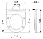 INVENA - WC sedátko soft/close LIMNOS CC-92-001-L