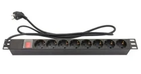 Good Connections PDU 19" černá / PDU / 8x zásuvka / 16 A / 3800 W / 1,8 m (GC-N0076)