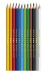 Caran D'ache Swisscolor permanentní pastelky 12 barev, kartonová