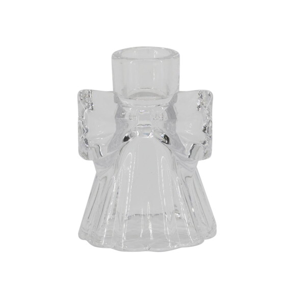 Chic Antique Svícen High Bow Clear, čirá barva, sklo