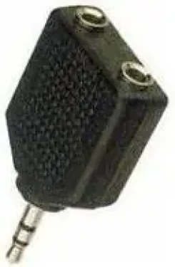 MicroConnect Audio adapter stereo mini jack 3.5mm (M) - 2x 3.5mm jack (F) černá (AUDALS)