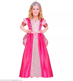 Ptakoviny.cz Dětský kostým princezna růžová Velikost: 4-6 roků