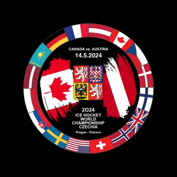 Puk Ice Hockey World Championship Czechia MS 2024 Dueling 14.5.2024 Canada vs. Austria