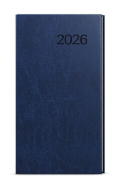 Týdenní diář 2026 Jakub Vivella kapesní modrá