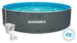 Marimex Orlando šedá / Bazén / průměr 3,05 m / výška 0,91 m / ocelová stěna / skimmer Olympic
