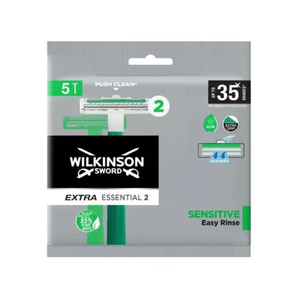 Wilkinson Extra Essential 2 Sensitive jednorázová holítka pánská 5ks (WJP008)