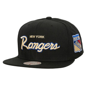 Mitchell & Ness Pánská kšiltovka New York Rangers NHL Cream Script Snapback