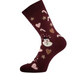 Ponožky EMILY dámské Voxx vínové