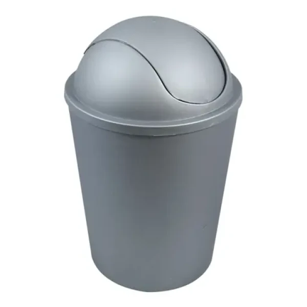 MSV AKO výklopný koš 5.5 L stříbrný / plast (3700703919223)