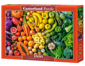 Puzzle Castorland 1500 dílků Duha plná vitamínů