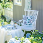 GREEN GATE Vyšívaný povlak na polštář s aplikací Velvet Liliana White 40 × 40 cm, zelená barva, textil