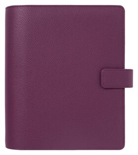 Kroužkový diář FILOFAX Camden, A5, plum, modulární