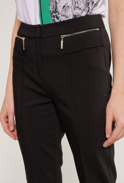 Kalhoty Monnari Elegantní kalhoty s rovnou nohavicí černé 36
