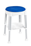 RIDDER - HANDICAP stolička otočná, nastavitelná výška, bílá/modrá A0050401