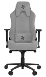 AROZZI VERNEZZA Soft Fabric herní židle šedá-černé logo / 134 - 143 cm / látková / 145 kg (VERNAZZA-SFB-LG)