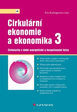 Cirkulární ekonomie a ekonomika 3 - Eva Kislingerová, kolektiv autorů - e-kniha