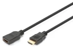 Digitus černá / HDMI prodlužovací kabel s Ethernetem / 2 m / 4K/60Hz / HDMI 2.0 / zlacené konektory (AK-330201-020-S)