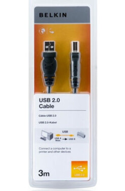 Belkin F3U154bt3M USB 2.0. A/B řada standard, 3m