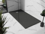 MEXEN - Stone+ sprchová vanička obdélníková 200x80, antracit 44718020