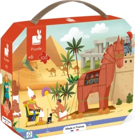 JANOD Panoramatické puzzle v kufříku Antika a mytologie