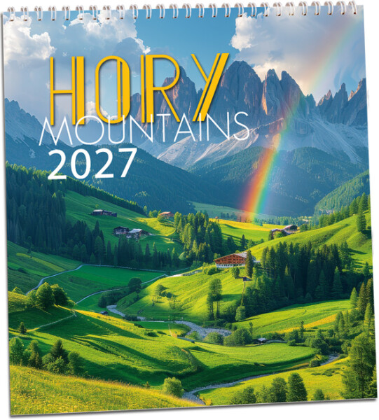 Nástěnný kalendář 2027 Aria Hory