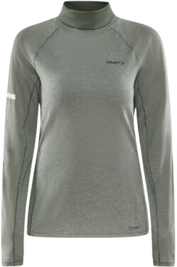 Běžecké tričko CRAFT ADV SubZ Wool LS 2 - zelené Velikost textilu: XL