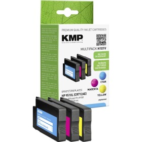 KMP Ink náhradní HP 951XL kompatibilní kombinované balení azurová, purppurová, žlutá H101V 1723,4050