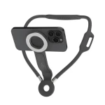FIXED Držák telefonu na krk Creator Neck Phone Holder s podporou MagSafe šedý (FIXCNH-GR)