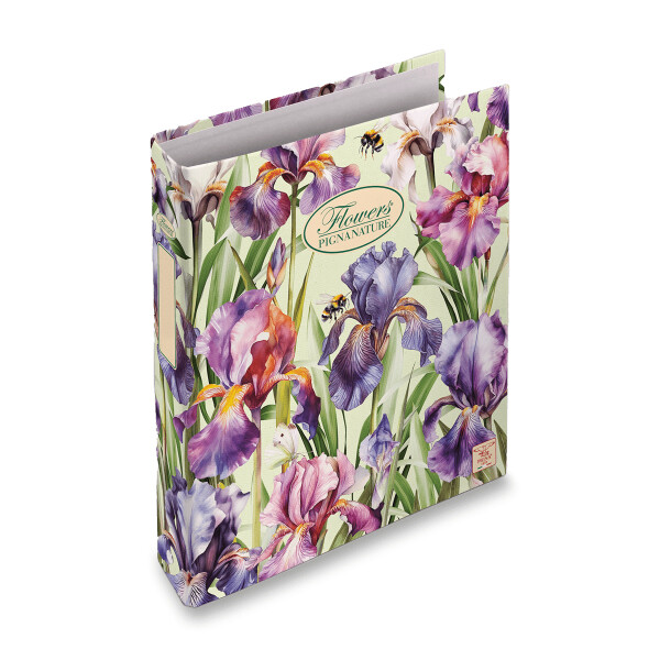 4kroužkový pořadač Pigna Nature Flowers A5, 35 mm, mix motivů