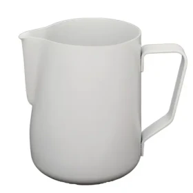 Rhinowares Konvička na mléko teflonová 360 ml bílá / Konvička na mléko / Teflonový povrch / Nepřilnavá
