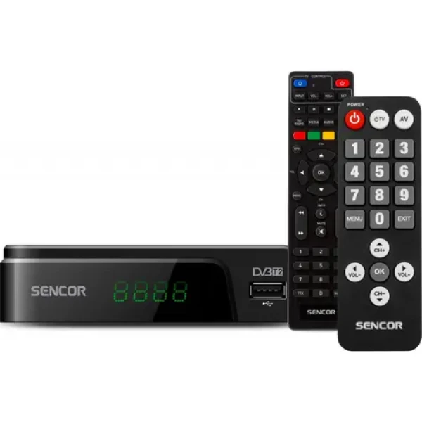 SENCOR SDB 525T DVB-T PŘIJÍMAČ / H.265 / HEVC / 10w (8590669391479)