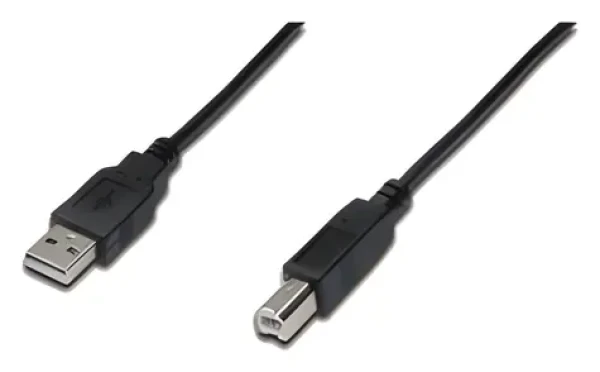 Digitus USB 2.0 kabel A-B černý 5 m / PC kabel USB / A(M) - B(M) / stíněný (AK-300105-050-S)